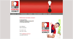 Desktop Screenshot of elektro-schmitt.com
